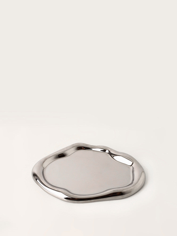 Unique organic shaped tray